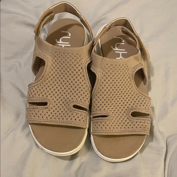 Ryka Shoes - Ryka Beige Open-Toe Sandals